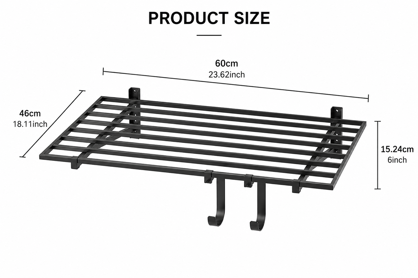 Heavy Duty Floating Wall Shelves β Industrial Wall Mounted Storage with High Load Capacity