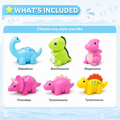 30% 💦BVJ® Baby Light-Up Dinosaur Bath Toy—🎈Lights up in water, changes with  temperature, and turns every bath into a fun little adventure.