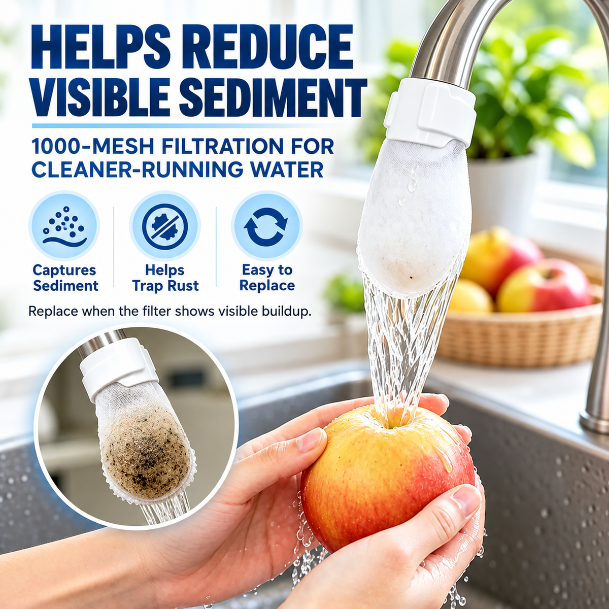 🔥 Limited-Time Special Offer — 💧 Advanced 0.1 μm Nanofiber Faucet Filter Bags