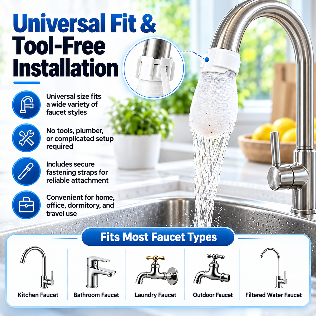 🔥 Limited-Time Special Offer — 💧 Advanced 0.1 μm Nanofiber Faucet Filter Bags