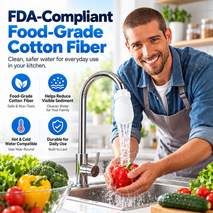 🔥 Limited-Time Special Offer — 💧 Advanced 0.1 μm Nanofiber Faucet Filter Bags