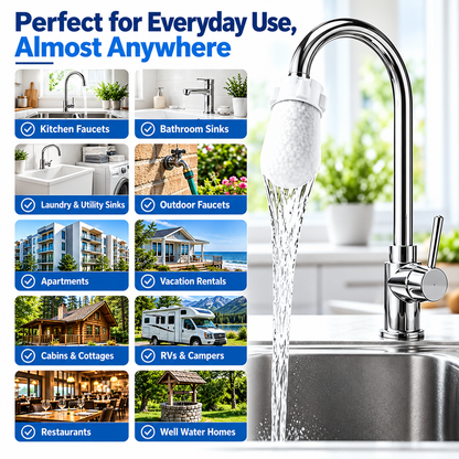🔥 Limited-Time Special Offer — 💧 Advanced 0.1 μm Nanofiber Faucet Filter Bags