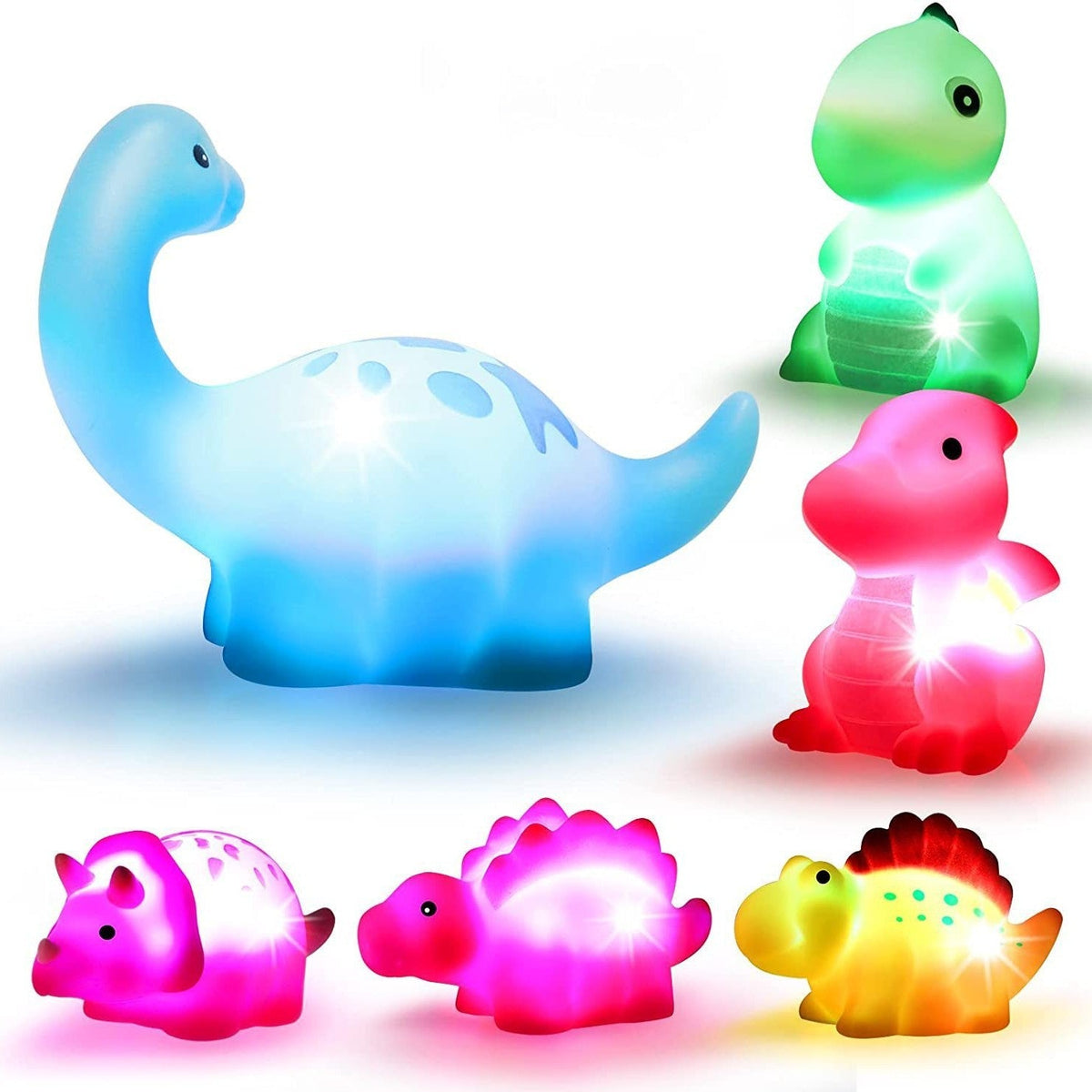 30% 💦BVJ® Baby Light-Up Dinosaur Bath Toy—🎈Lights up in water, changes with  temperature, and turns every bath into a fun little adventure.
