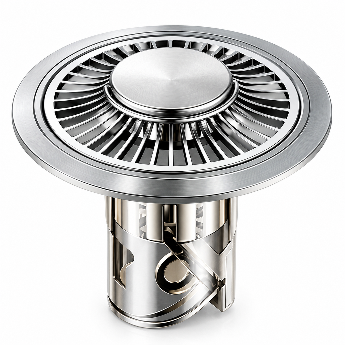 Keepbetterlily Round Floor Drain Insert with Radial Openings