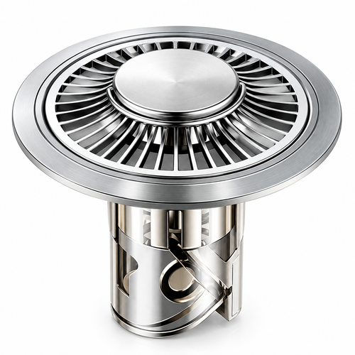 Keepbetterlily Round Floor Drain Insert with Radial Openings