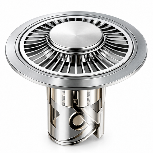 Keepbetterlily Round Floor Drain Insert with Radial Openings
