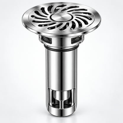 Keepbetterlily Round Floor Drain Insert with Curved Slots