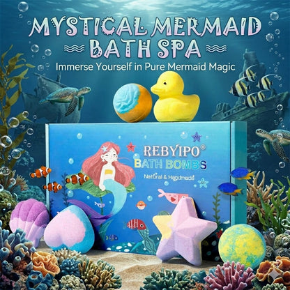 🔥 Limited Time – Save 70% Today❤Gentle Kids Bath Bomb Set 🦘– Food-Grade Colors, Surprise Toys & Fun Bath Time Adventures