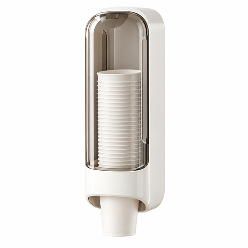 Keepbetterlily Cup Dispenser with Transparent Front Cover