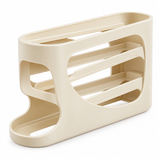 Keepbetterlily Tiered Egg Organizer with Sloped Tracks
