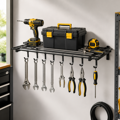 Heavy Duty Floating Wall Shelves – Industrial Wall Mounted Storage with High Load Capacity