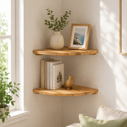 Wall Mounted Floating Shelves – Space Saving Storage for Small Rooms & Apartments