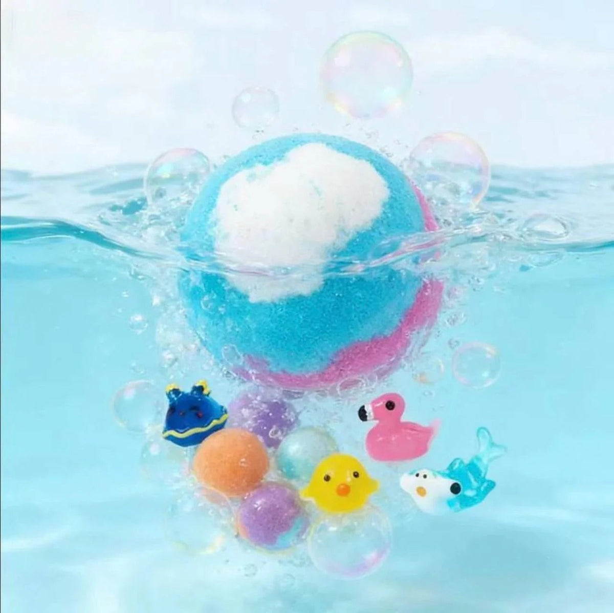 30% 🪴☀️Gentle Kids Bath Bomb Set – Food-Grade Colors, Surprise Toys & Fun Bath Time Adventures