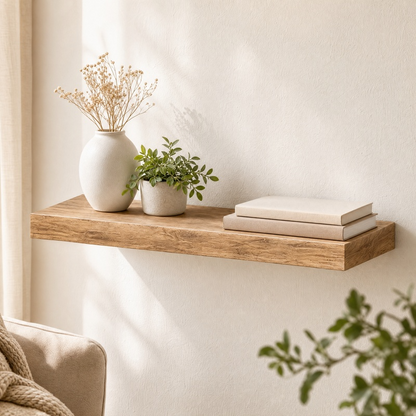 Floating Wall Shelves – Minimalist Wall Mounted Storage for Modern Home Decor