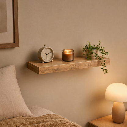 Floating Wall Shelves – Minimalist Wall Mounted Storage for Modern Home Decor